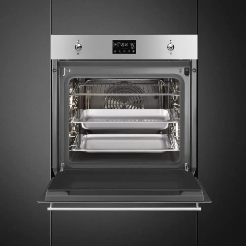 Духовой шкаф с паром Smeg SO6302S3PX фото 3