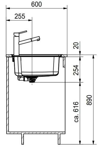 Мойка Franke BCX 610-81 TL сталь фото 5