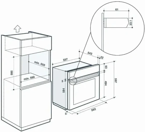 Духовой шкаф De Dietrich DOR4747X фото 2