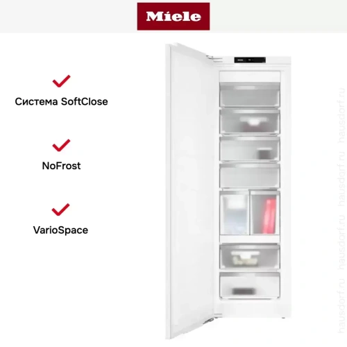 Встраиваемый морозильник Miele FNS 7794 E фото 6