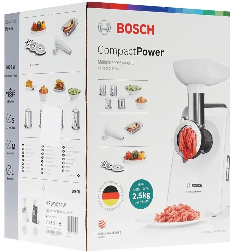 Мясорубка Bosch MFW3X14W фото 9