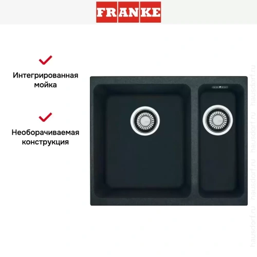 Мойка Franke KBG 160 графит фото 7