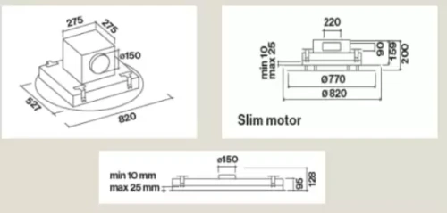 Встраиваемая вытяжка Falmec Design Nova Isola фото 2
