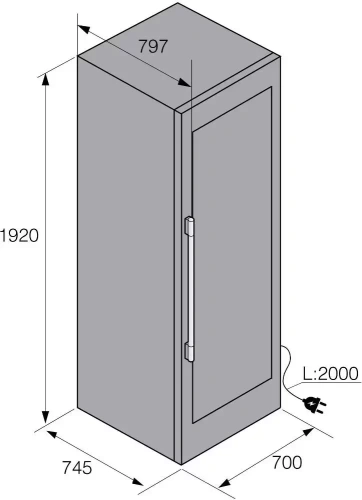 Винный шкаф Asko WCN311942G фото 3