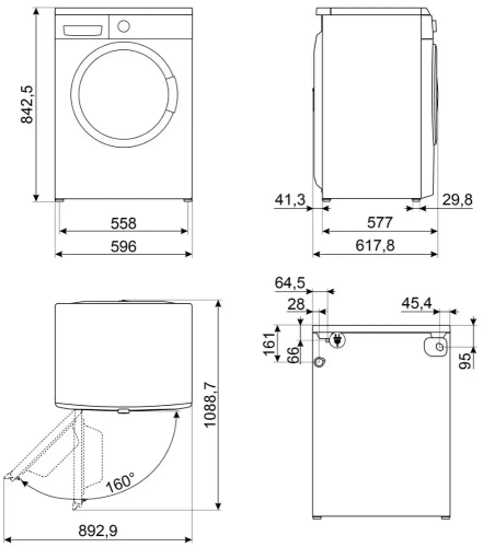 Стиральная машина Smeg WM3T04RU фото 8