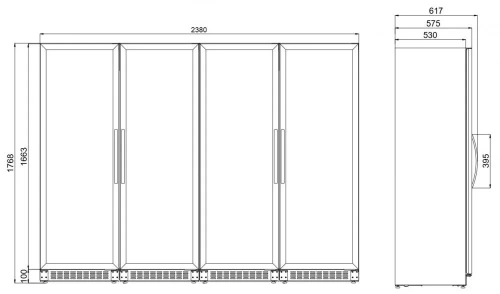Винный шкаф Dometic C125G Quattro Classic фото 3