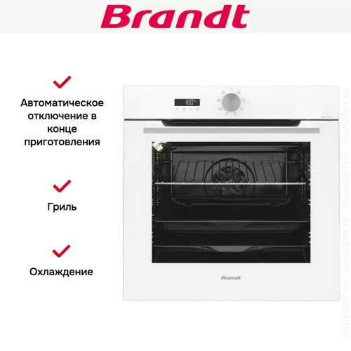 Встраиваемый духовой шкаф Brandt BOH7532W фото 5