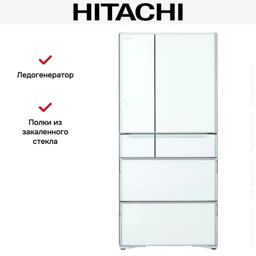 Холодильник Hitachi R-G 690 GU XW фото 3