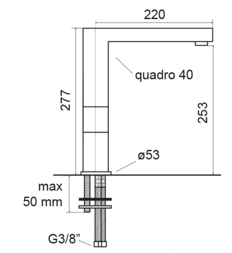 Смеситель Fulgor Milano FT 450 X фото 2