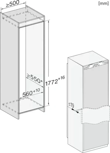Встраиваемый морозильник Miele FNS 7774 D фото 4