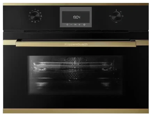 Компактный духовой шкаф с микроволнами Kuppersbusch CBM 6330.0 S4 Gold