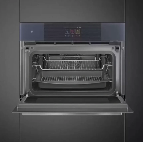 Компактный духовой шкаф с пароваркой шкаф Smeg SO4104APG фото 4