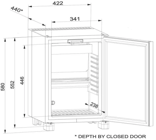 Минибар Dometic RH 449 LDFS фото 11