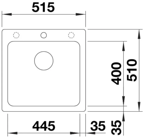 Мойка BLANCO NAYA 5 Silgranit кофе фото 2