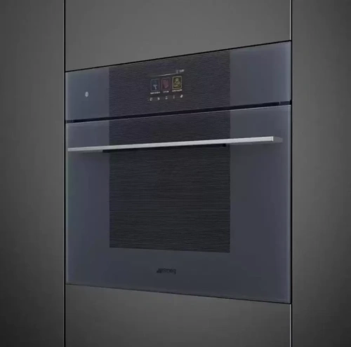Компактный духовой шкаф с пароваркой шкаф Smeg SO4104APG фото 3