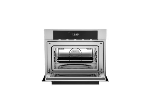 Компактный духовой шкаф Bertazzoni Modern, комбинированный с микроволновой печью, 60x45 см, нержавеющая сталь Нержавеющая сталь фото 3