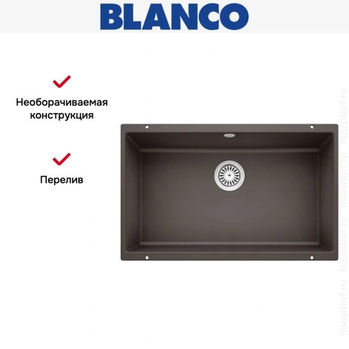 Мойка Blanco ROTAN 700-U Silgranit кофе фото 9