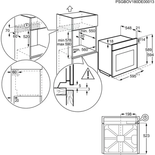 Духовой шкаф Electrolux OEM3H40TX фото 5