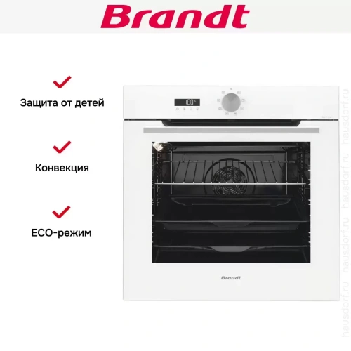 Встраиваемый духовой шкаф Brandt BOH7532W фото 6