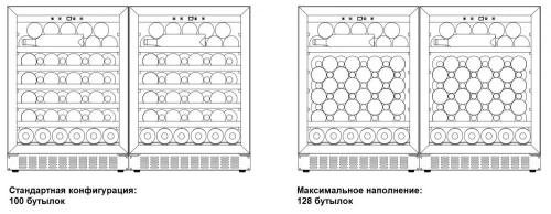 Винный шкаф Dometic C50G Double Wooden Beech фото 2