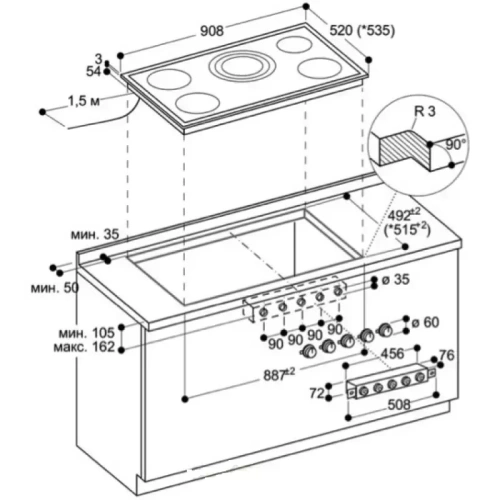 Варочная панель Gaggenau VI 491-110 фото 3