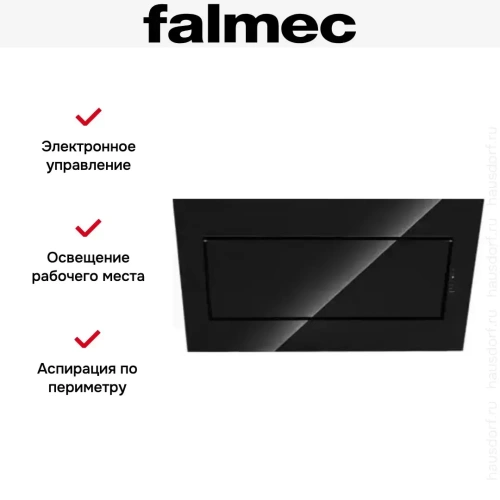 Вытяжка Falmec QUASAR GLASS BLACK 120 фото 4