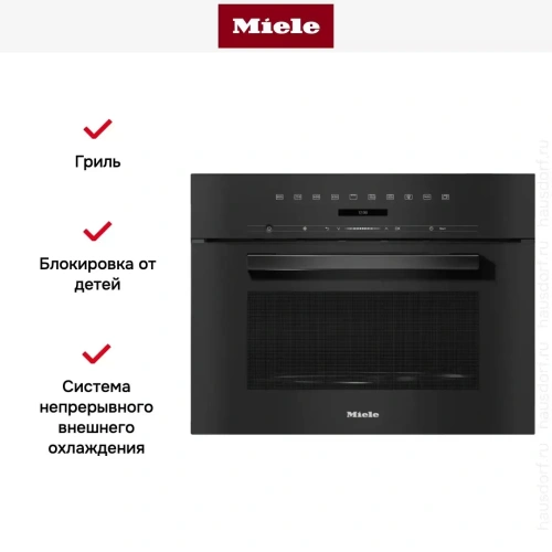 Встраиваемая микроволновая печь Miele M7244TC OBSW фото 4