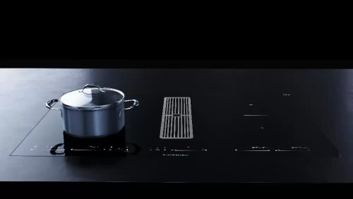 Варочная панель с вытяжкой Kuppersbusch KMI 8590.0 SR Stainless Steel фото 2