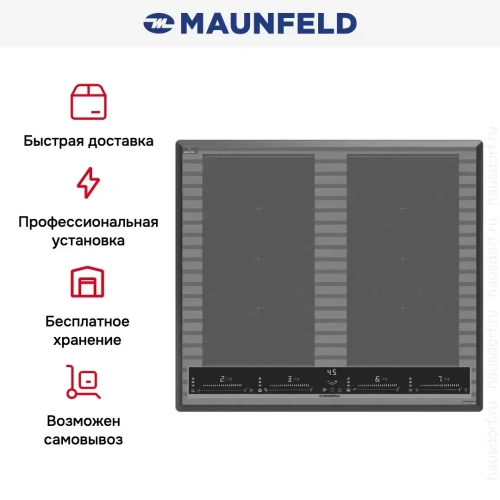 Индукционная варочная панель Maunfeld CVI594SF2MDGR LUX Inverter фото 9