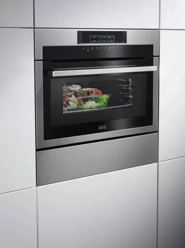 Духовой шкаф с СВЧ CombiQuick AEG KME768080M фото 7