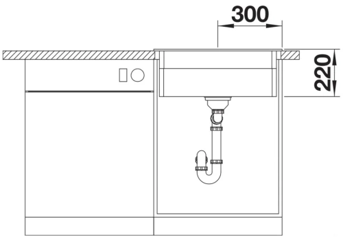 Мойка BLANCO ETAGON 6 Silgranit темная скала фото 7