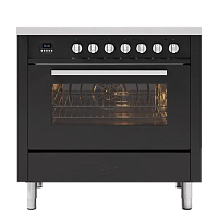 Кухонный блок ILVE LBI09WM3/MG матовый графит (фурн. сатинированная сталь)