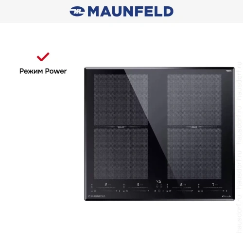 Индукционная варочная панель Maunfeld CVI594SF2BK LUX Inverter фото 8