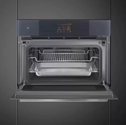 Компактный духовой шкаф с пароваркой шкаф Smeg SO4104APG фото 5