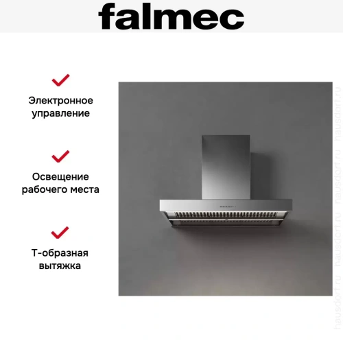 Вытяжка Falmec PLANE NO-DROP 90 inox (800) фото 3