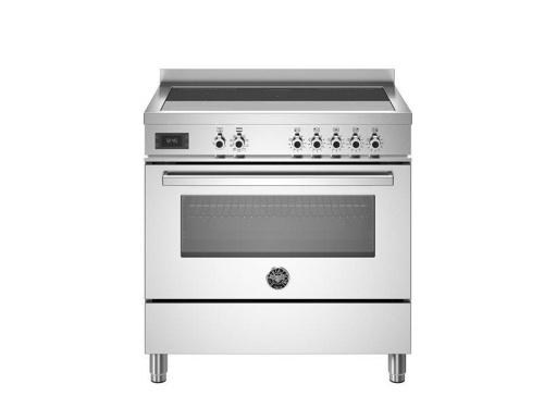 Варочный центр Bertazzoni, 5 индукционных зон, многофункциональный электрический шкаф, 90 см, нержавеющая сталь Нержавеющая сталь