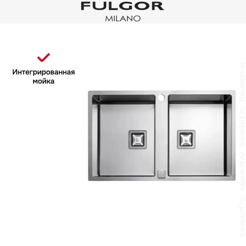 Мойка Fulgor Milano P2B 7651 QA F-SF фото 3