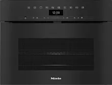 Компактный духовой шкаф с СВЧ Miele H7440BMX OBSW