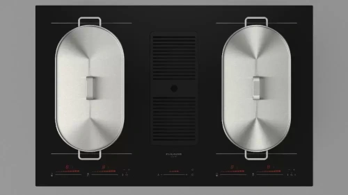 Варочная панель с встроенной вытяжкой Fulgor Milano FCLHD 8041 HID TS BK2 фото 4