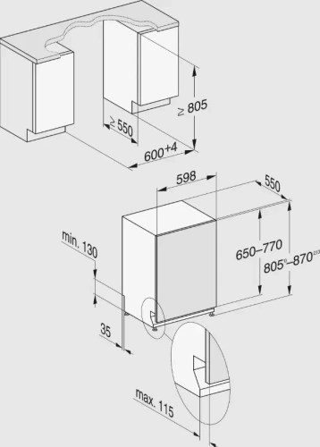 Встраиваемая посудомоечная машина Miele G 7260 SCVi фото 10
