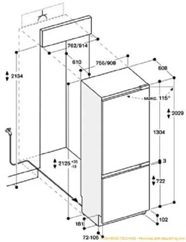 Встраиваемый холодильник Gaggenau RB 472-301 фото 3