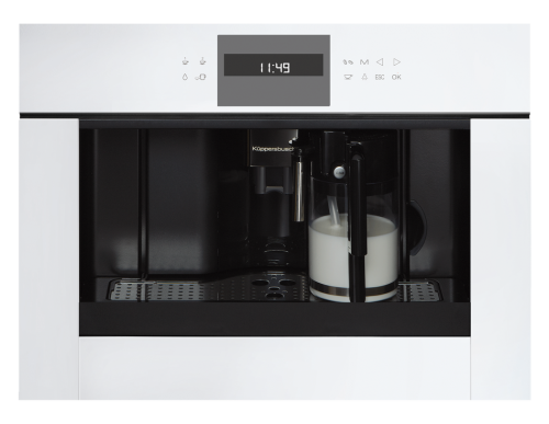 Кофемашина CKV 6550.0 W белое стекло Куперсбуш / Kuppersbusch