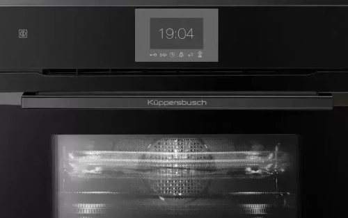 Компактный духовой шкаф с микроволнами Kuppersbusch CBM 6550.0 S2 Black Chrome фото 2