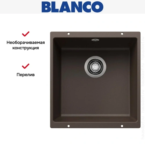 Мойка Blanco ROTAN 400-U Silgranit кофе фото 7