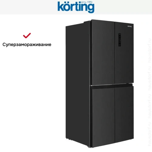 Четырехдверный холодильник Korting KNFM 84799 XN фото 6