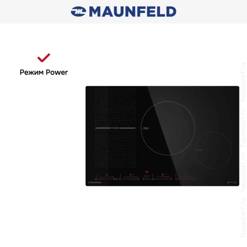 Индукционная варочная панель Maunfeld CVI804SFBK Inverter фото 12