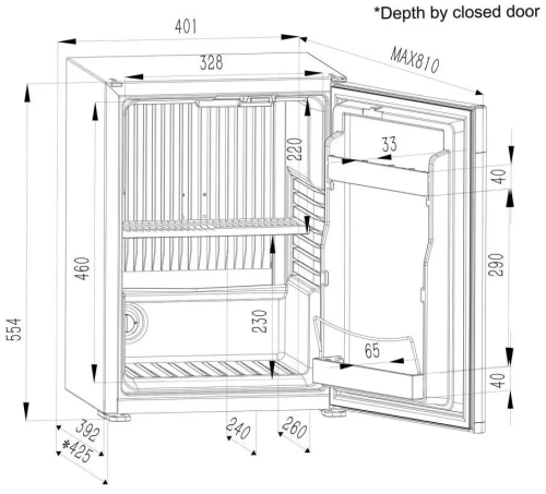 Минибар Dometic RH 440 NTE фото 5