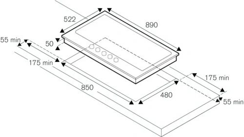 Варочная панель Bertazzoni P905LHERAG фото 3