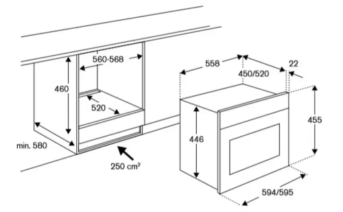 Духовой шкаф Bertazzoni F457MODVTX фото 4