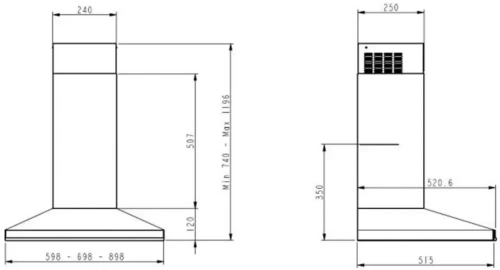 Вытяжка De Dietrich DHP2962BX фото 3